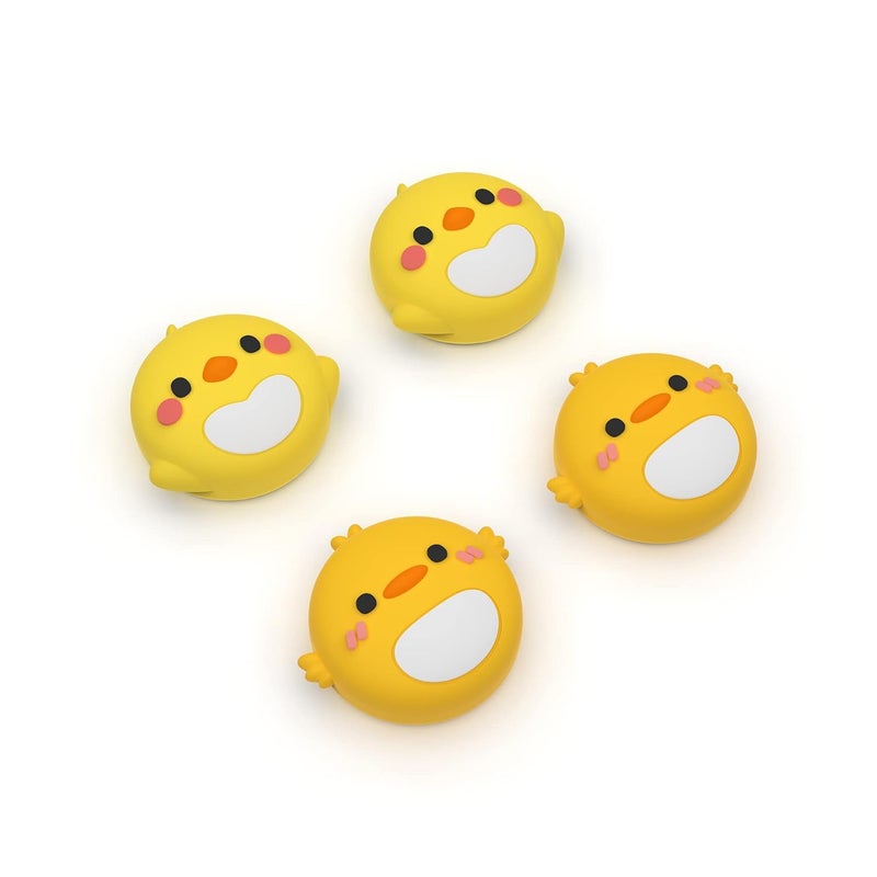 playvital Joystick Caps for Nintendo Switch, Thumbstick Caps for Switch Lite, Analog Cover for OLED Joycon Thumb Grips - Parrot & Chick - Image 1